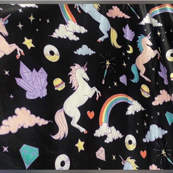 HDE, swing skirt, with unicorns, rainbows, and a ton of fun! - Picture 3 of 10
